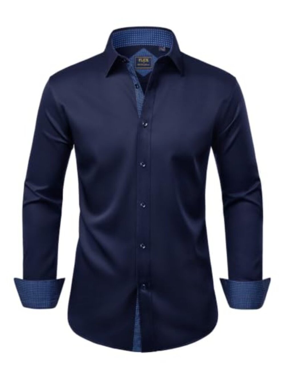 Men's Long Sleeve Wrinkle Free Casual Button Down Dress Shirt